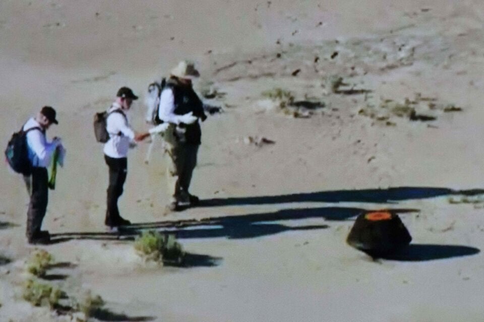 Von NASA-Sonde abgeworfene Asteroiden-Probe auf Erde gelandet