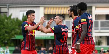 Salzburg jubelt in Lustenau