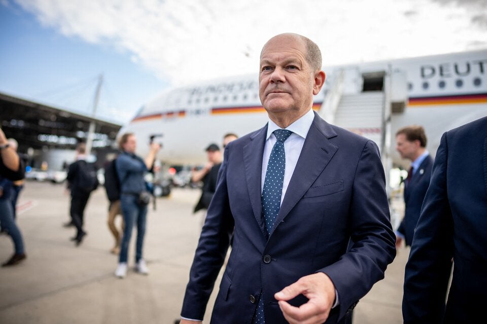 Olaf Scholz in Israel