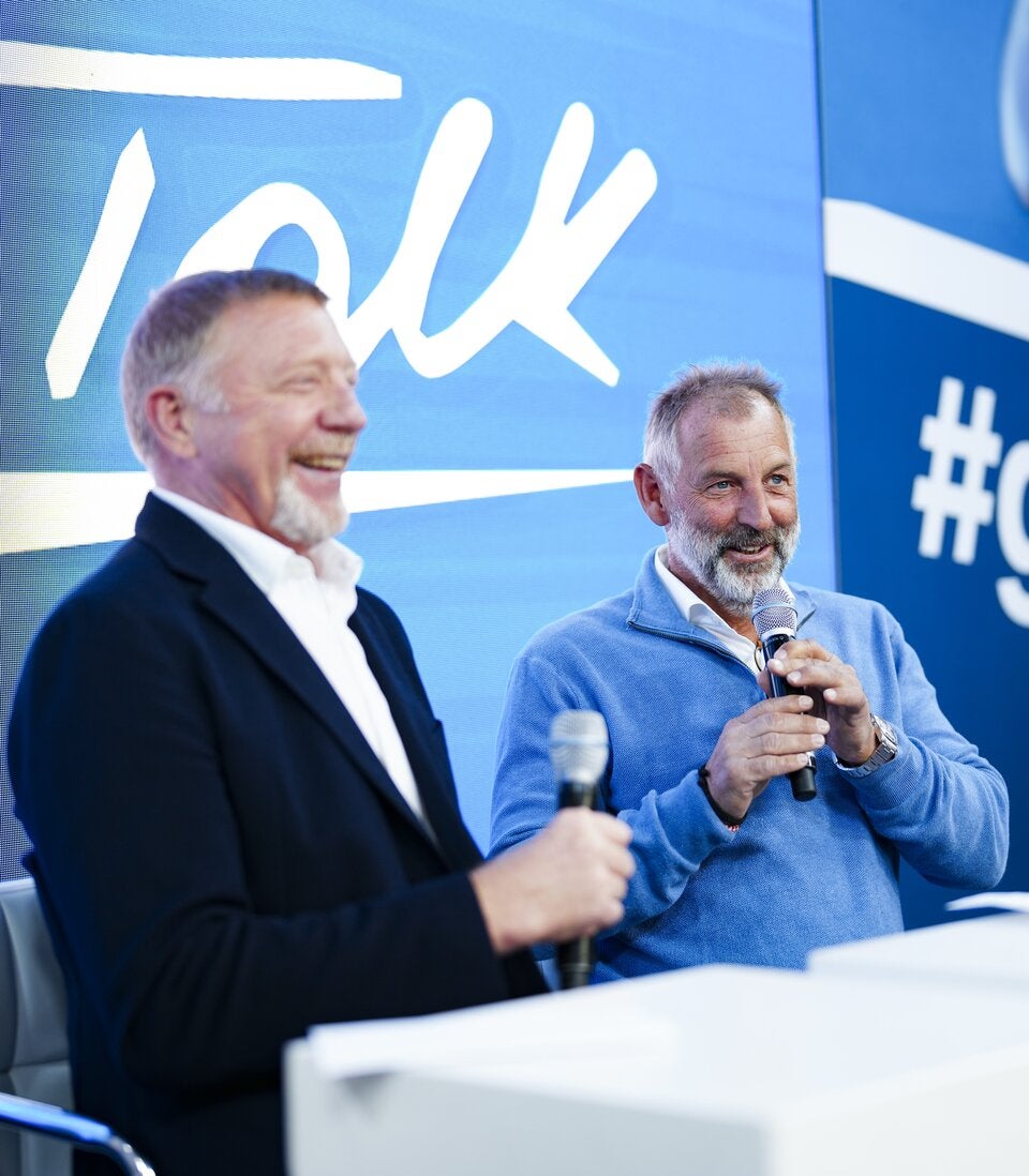 Boris Becker und Thomas Muster