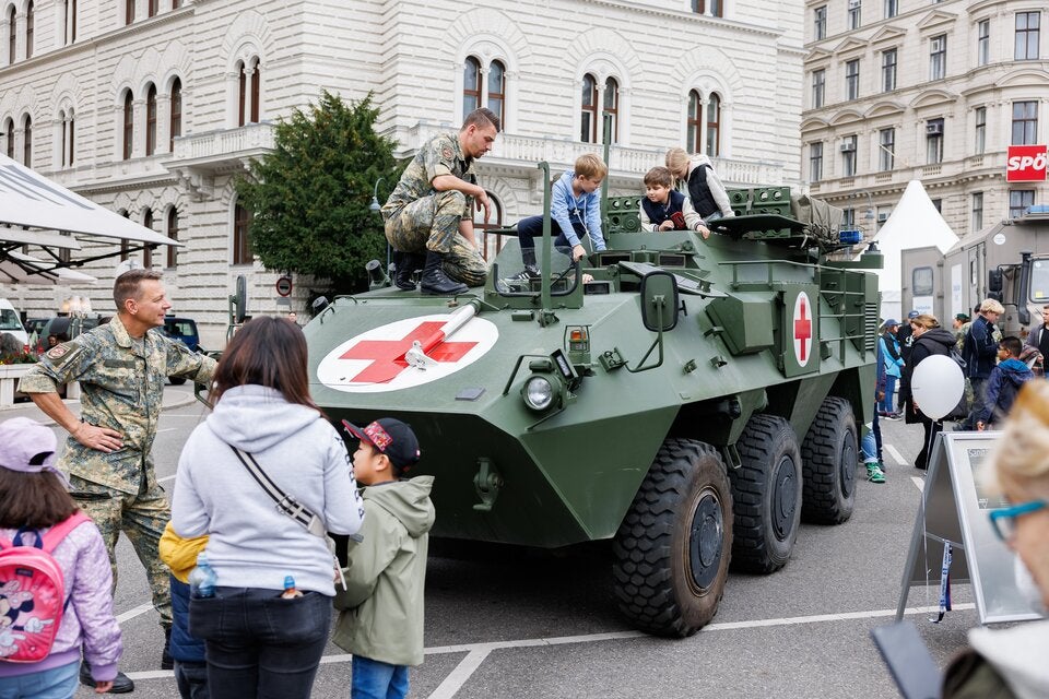 Nationalfeiertag 2023: Bundesheer am Heldenplatz