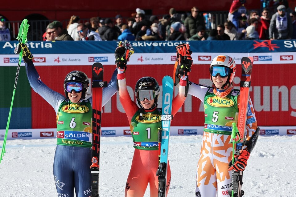 Lara Gut Sölden Podest