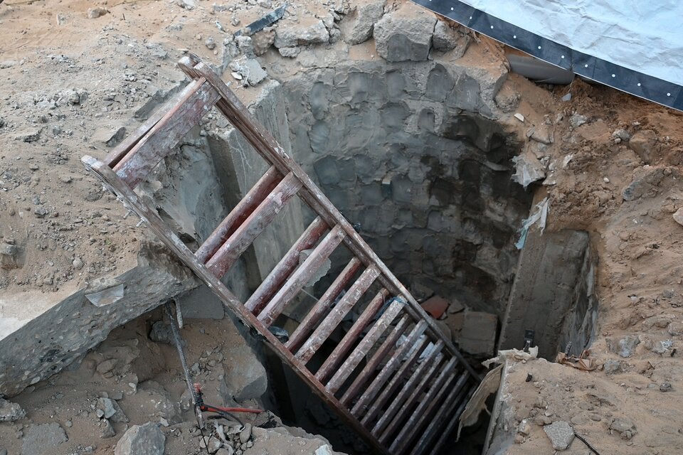 Israelische Soldaten im Hamas-Tunnelsystem im Gazastreifen