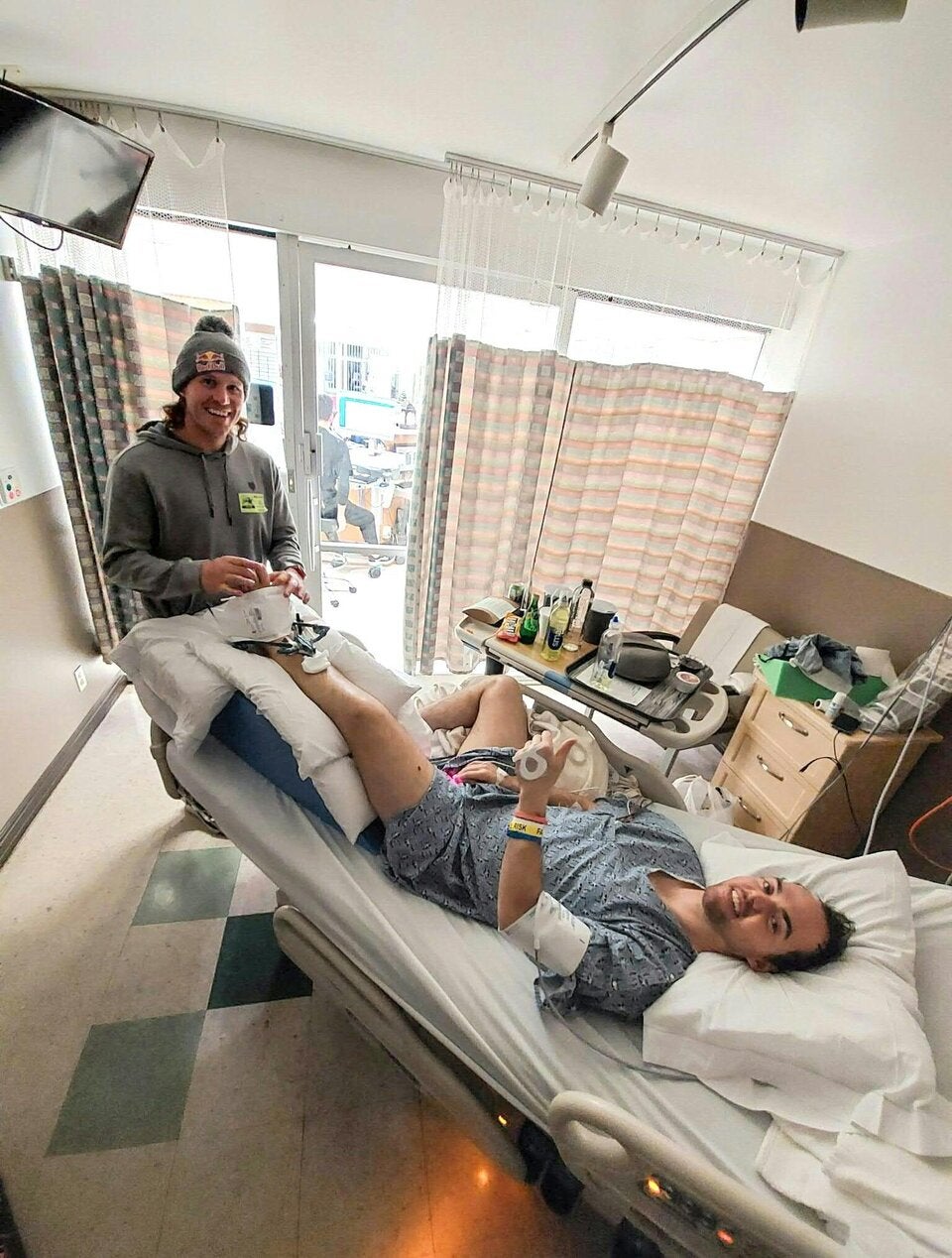 Matthias Walkner im Spital