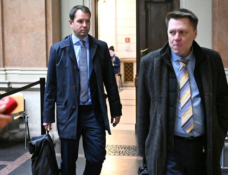 Thomas Schmid und sein Anwalt Roland Kier