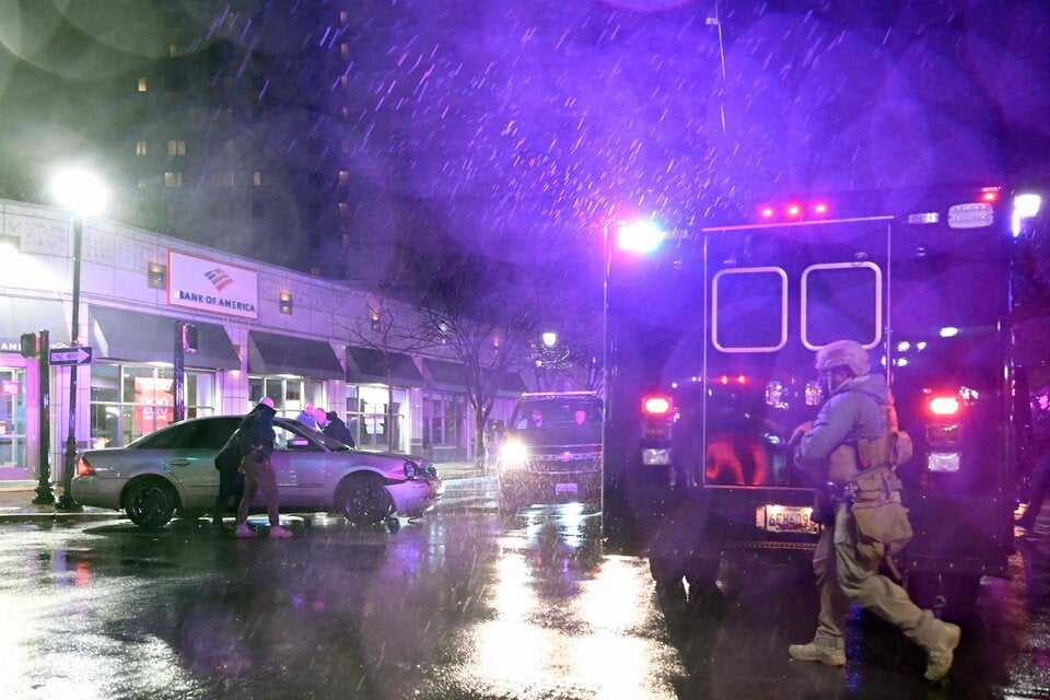 Auto crasht in Bidens Sicherheitskonvoi