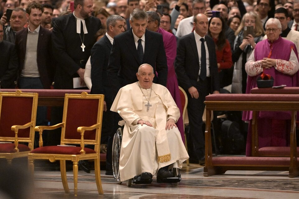 Papst Franziskus Weinachtsmette