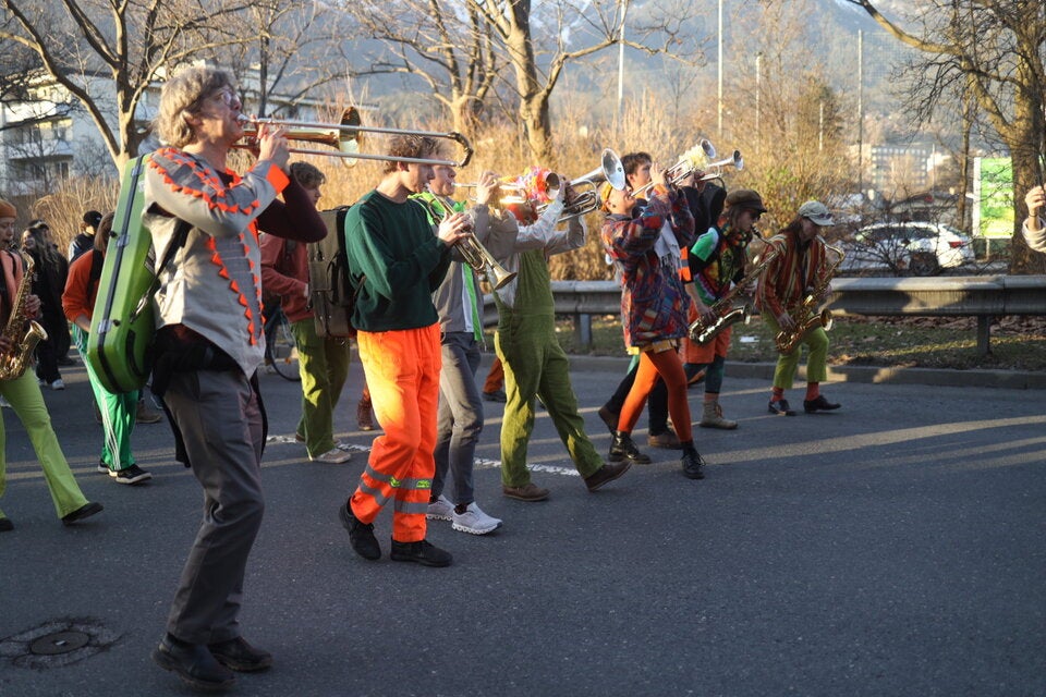 Protest in Innsbruck