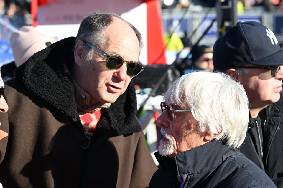 Gerhard Berger und Bernie Ecclestone