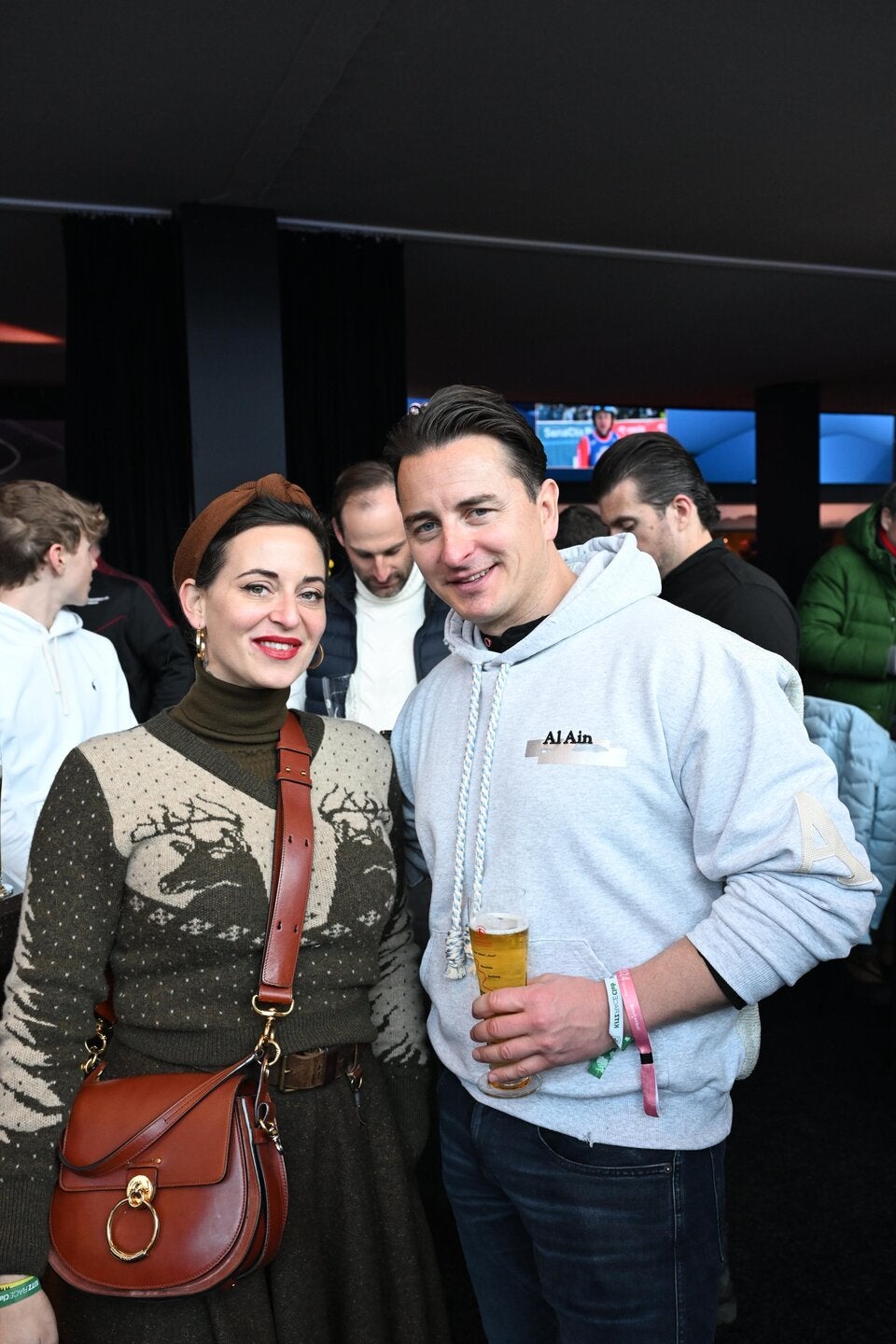 Lena Hoschek mit Andreas Gabalier