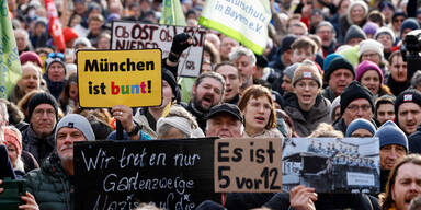 Demo gegen Rechts in München