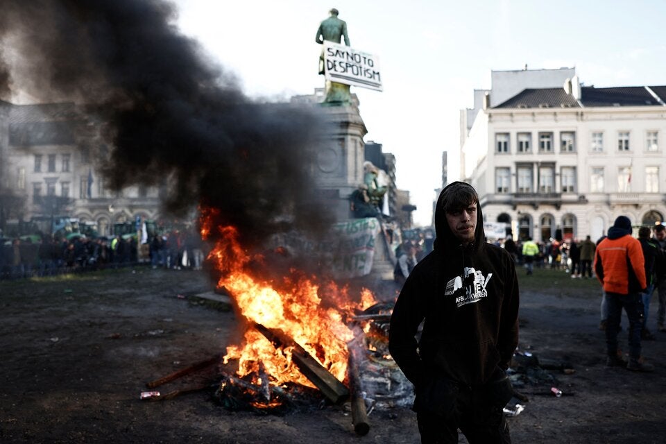 Bauernprotest Brüssel