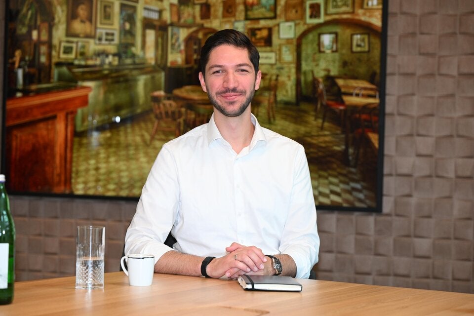 Bitpanda Deputy CEO Lukas Enzersdorfer-Konrad.