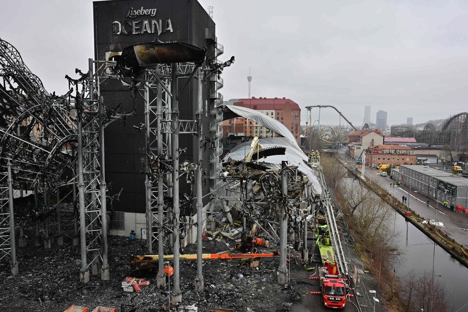 Brand in schwedischem Wasserpark 