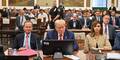 Donald Trump bei Betrugsprozess vor Gericht