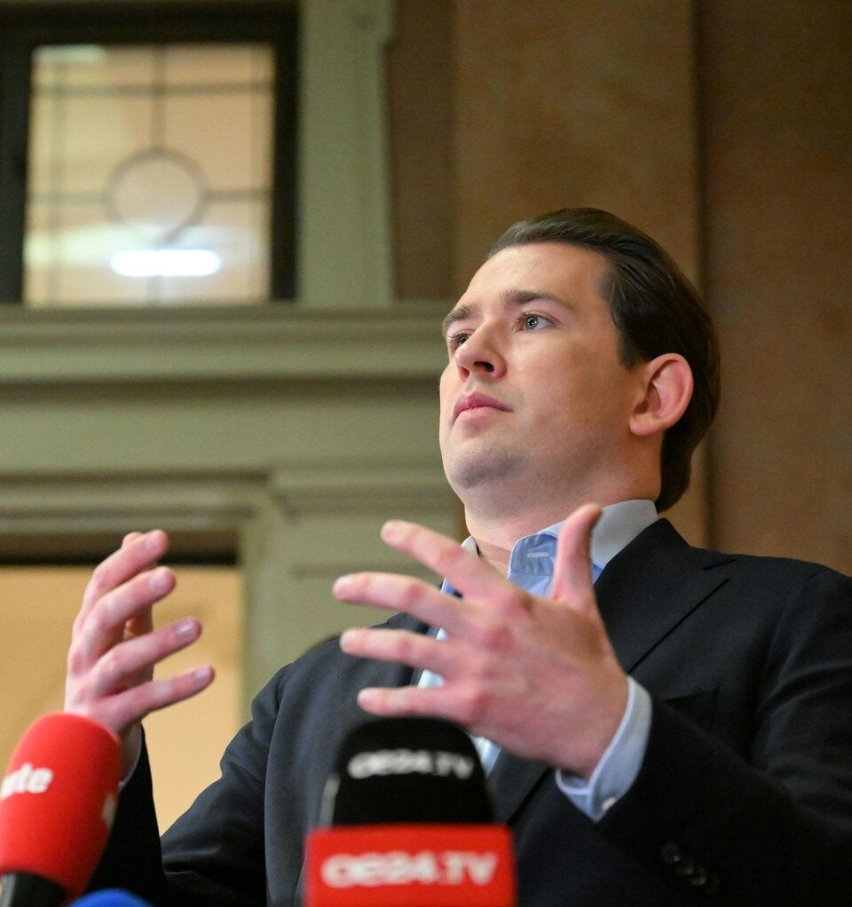 Sebastian Kurz gibt nach Schuldspruch Statement ab