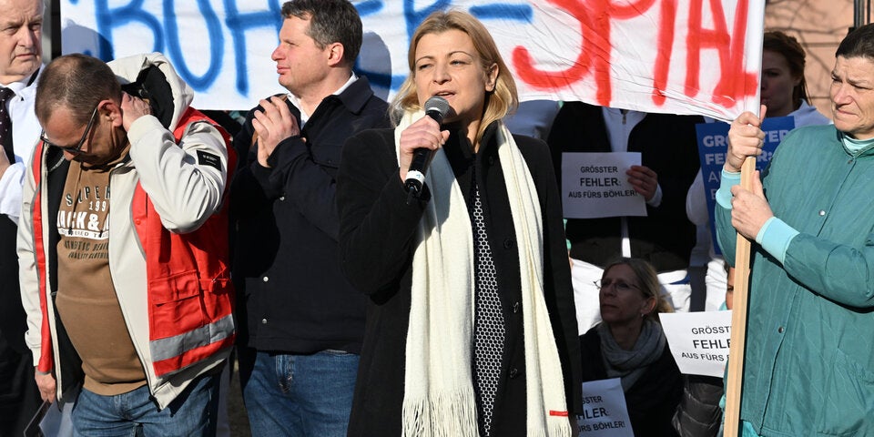 GPA-Vorsitzenden Barbara Teiber