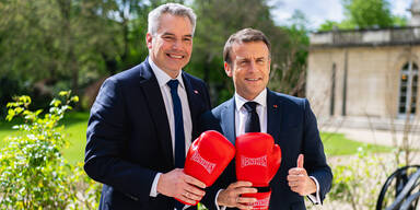 Karl Nehammer Emmanuel Macron