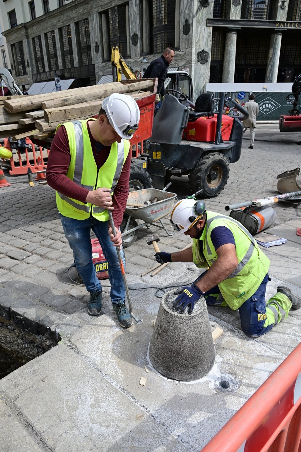 Großräumige Arbeiten haben begonnen