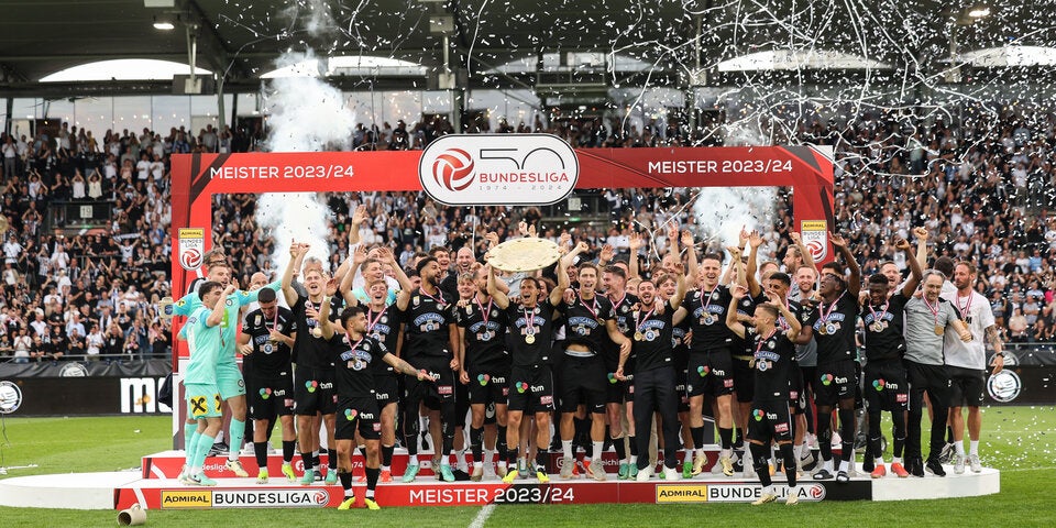 Meisterfeier von Sturm Graz