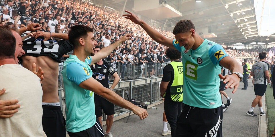 Meisterfeier von Sturm Graz