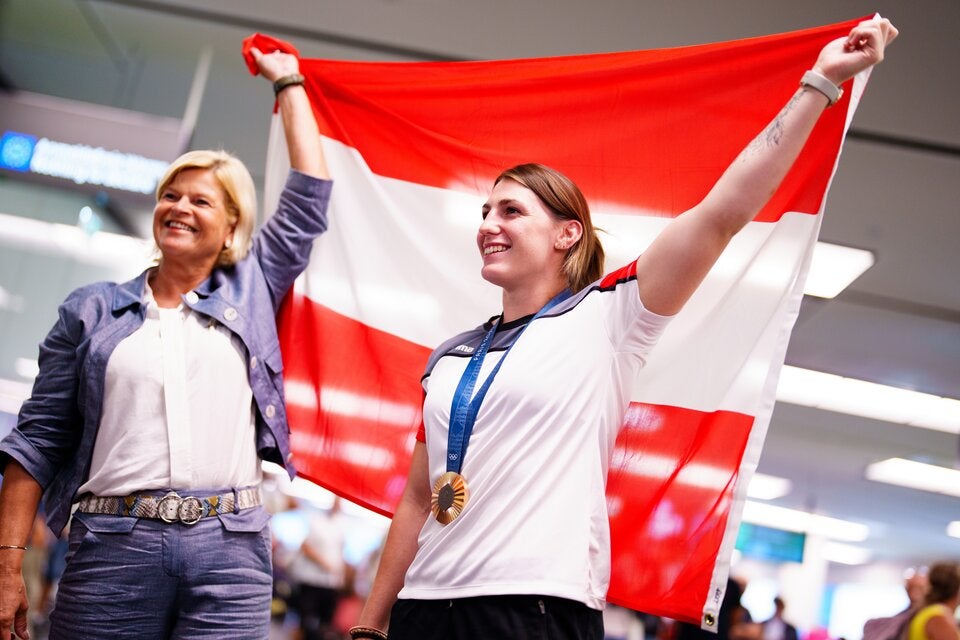 Großer Empfang für unsere Olympia-Heldin