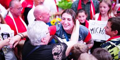 Gro&szlig;er Empfang f&uuml;r unsere Olympia-Heldin