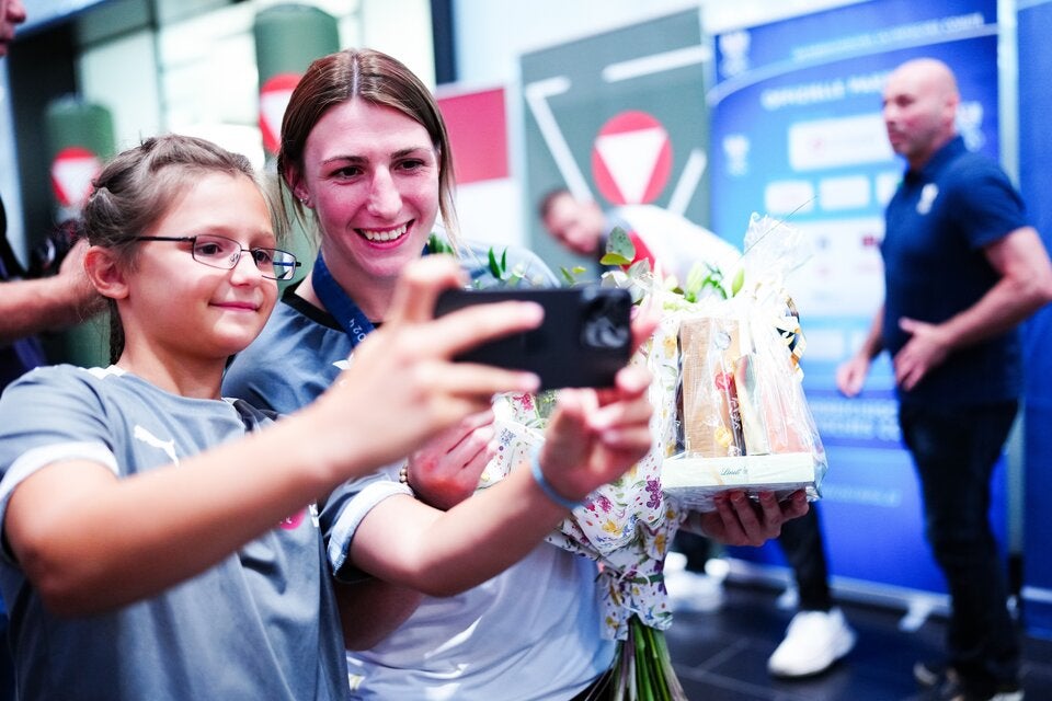 Großer Empfang für unsere Olympia-Heldin