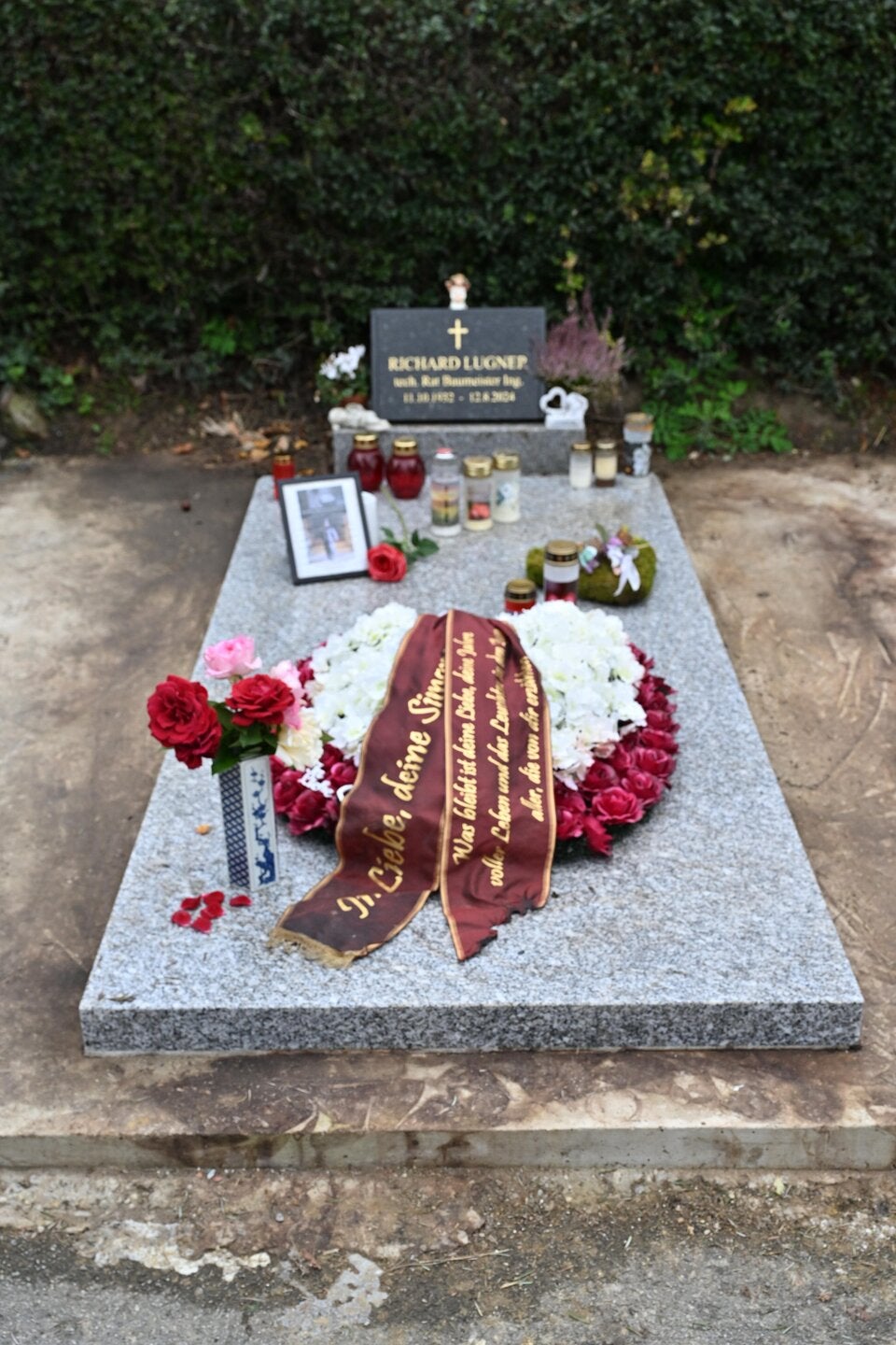 Richard Lugners Grab