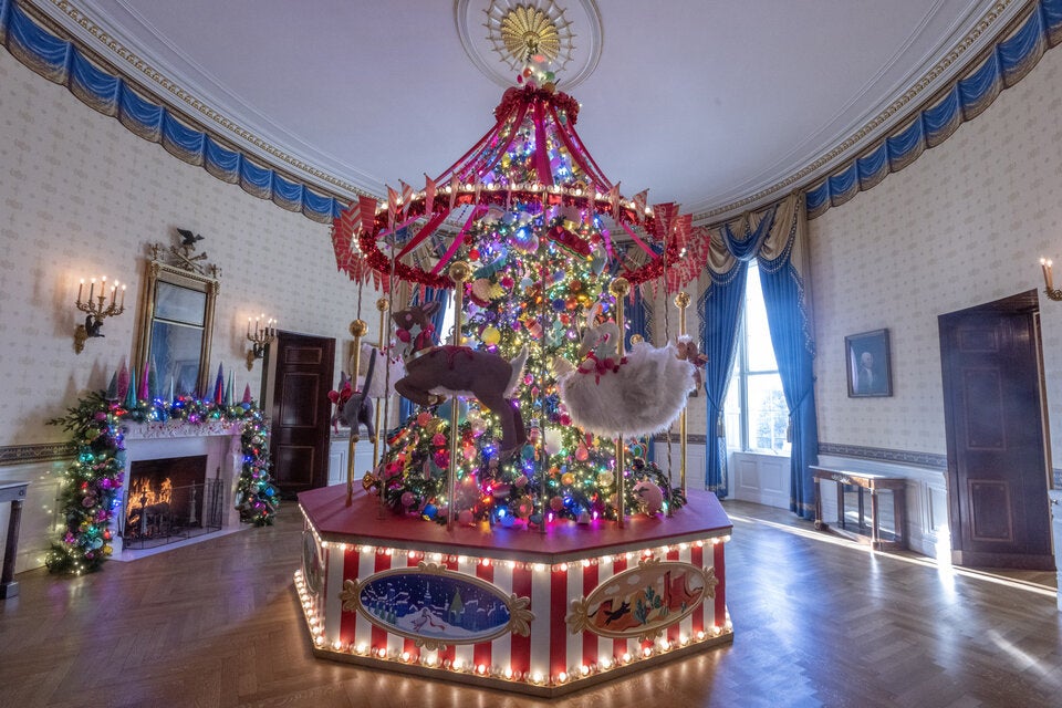 165.075 Lichter: Jill Biden zeigt pompöse Weihnachtsdeko im Weißen Haus