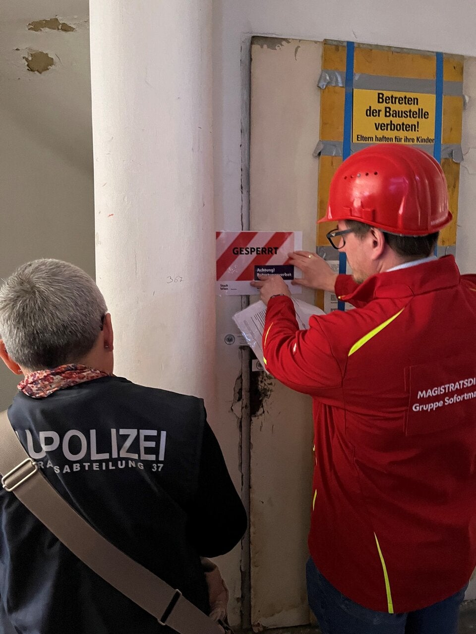 Großbaustelle in Wien gesperrt
