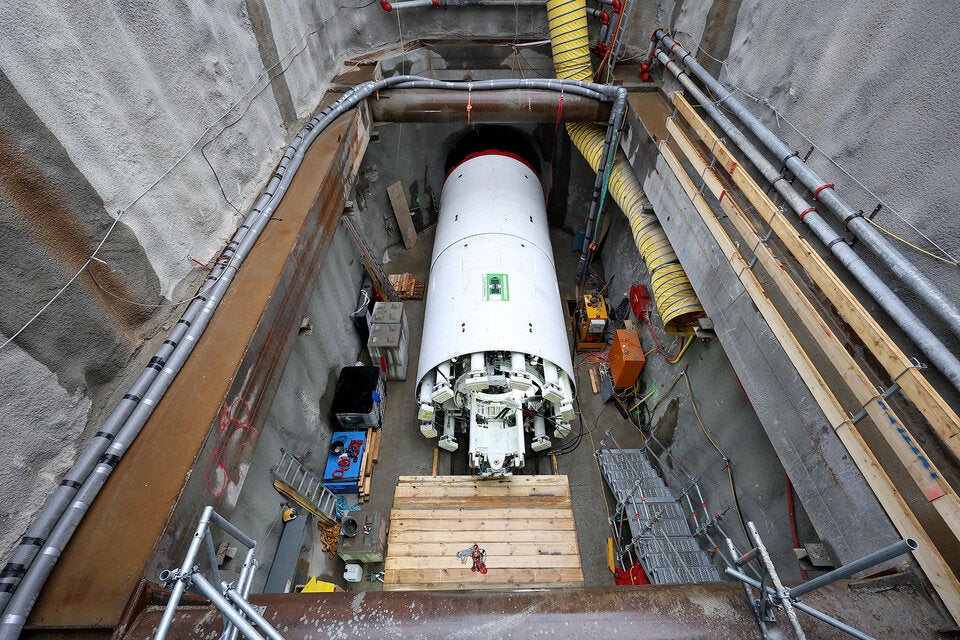 Super-Bohrer für den Wien-Kanal