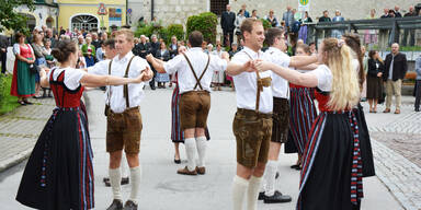 Die Volkstanzgruppe G&ouml;stling an der Ybbs.