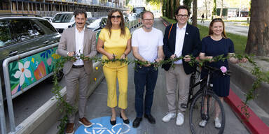 Radweg am Neubaug&uuml;rtel er&ouml;ffnet