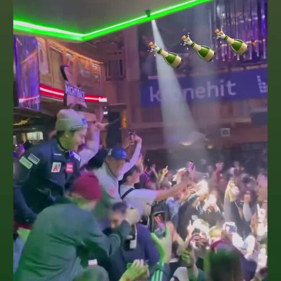 Wilde Schladming-Party mit Manuel Feller