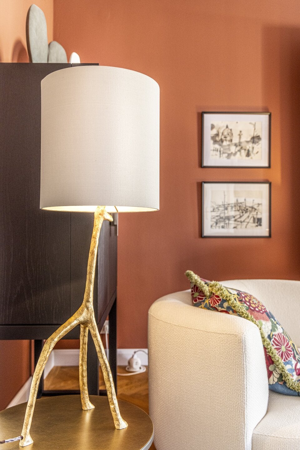 Originelle Giraffenleuchte von Porta Romana.