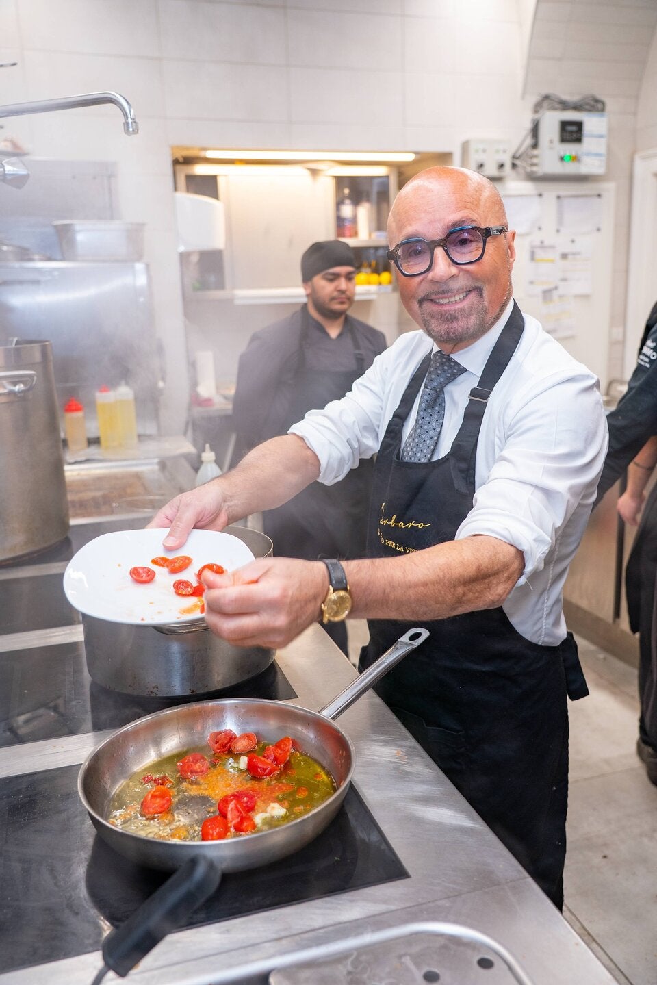 Simone Lugner bei Familie Barbaro in der Pizzeria Regina Margherita