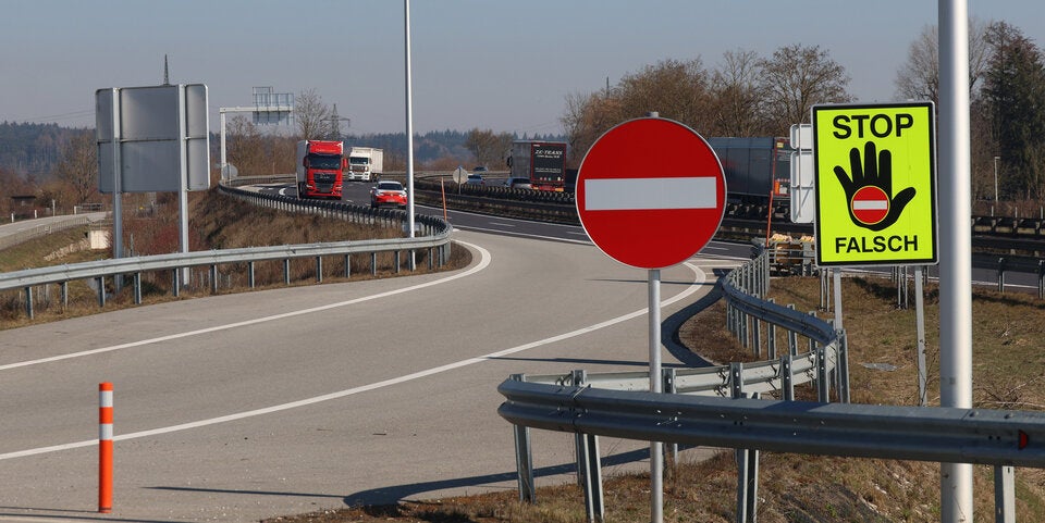 Elektromobil Autobahn