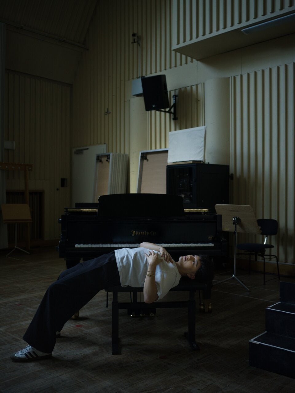 JJ im großen MADONNA-Shooting in der Oper.
