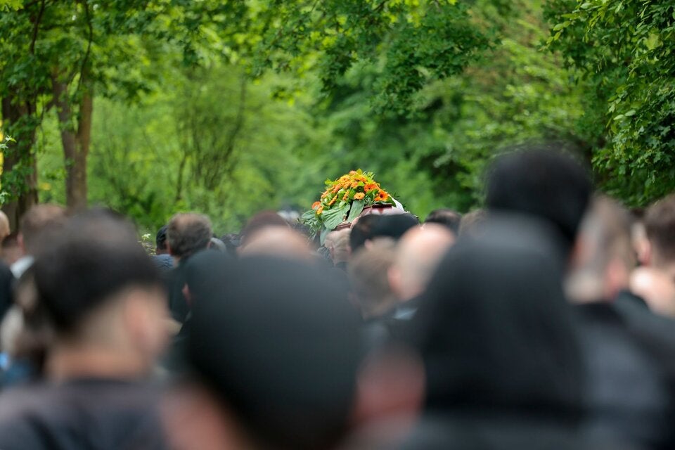 Xatars letztes Geleit zum Nordfriedhof in Bonn.