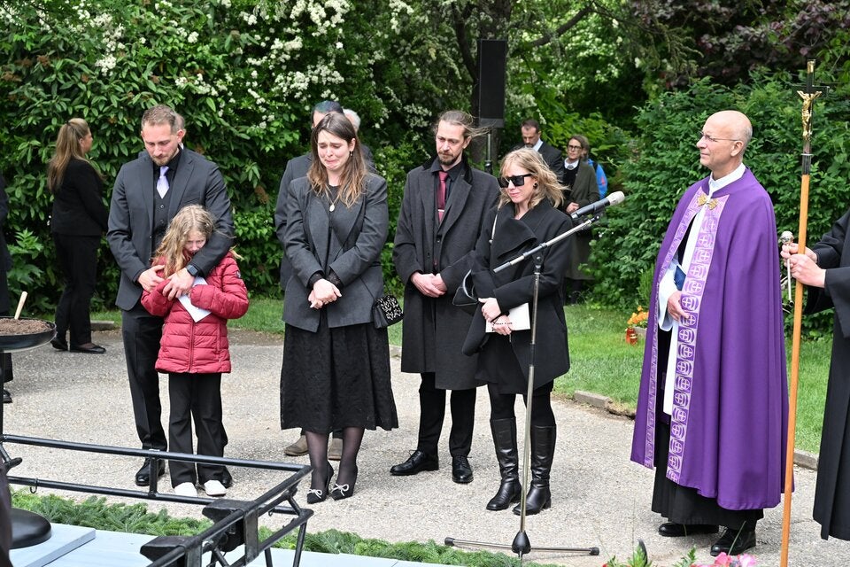 Toni Faber hält Trauerrede