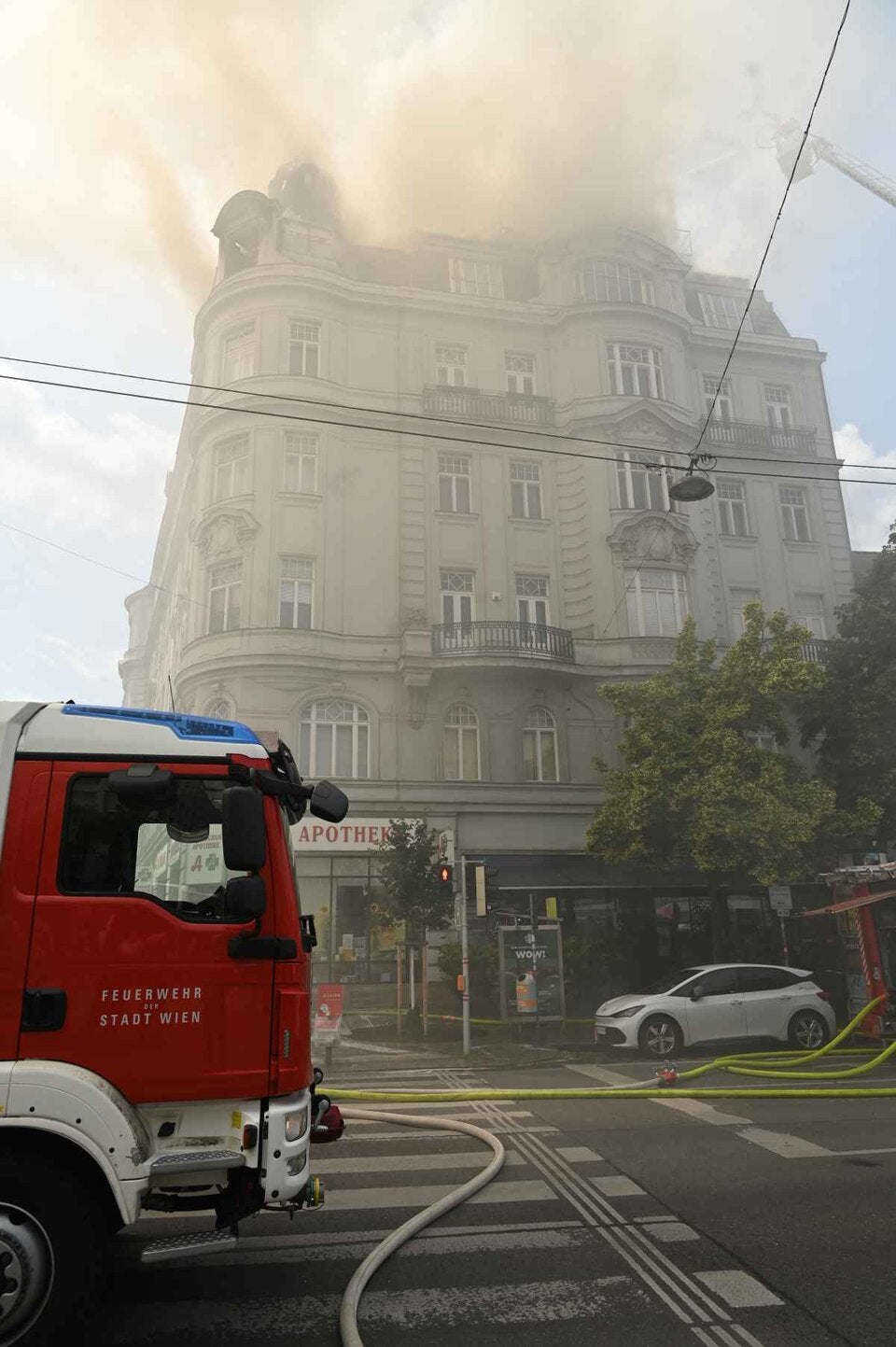 Leiche nach Brand in früherer Wohnung von Portisch entdeckt