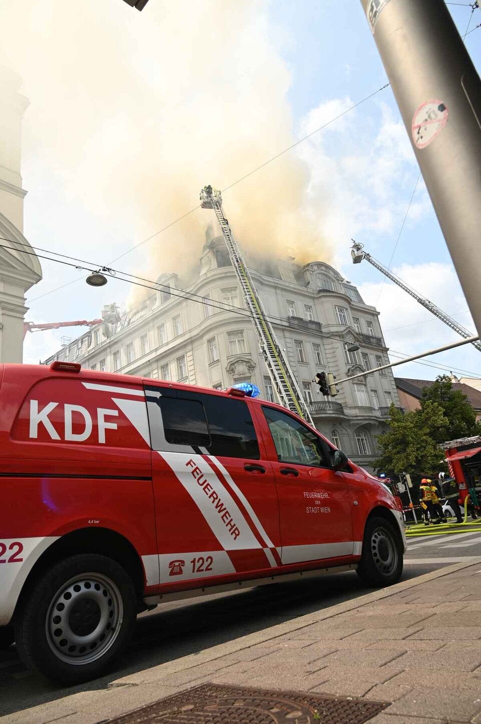 Leiche nach Brand in früherer Wohnung von Portisch entdeckt