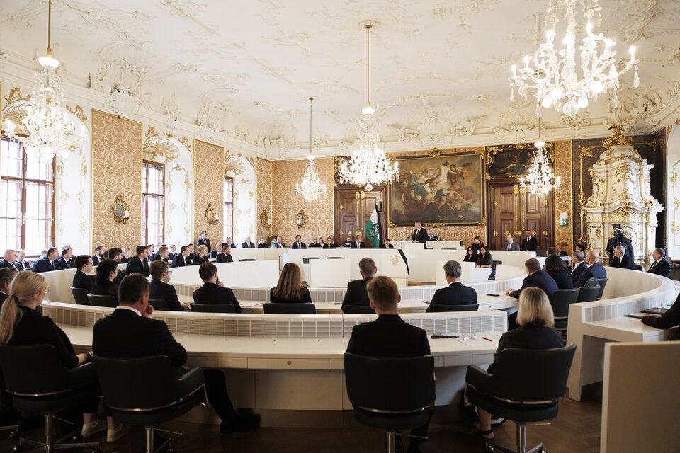 Landtag Steiermark Graz Trauer