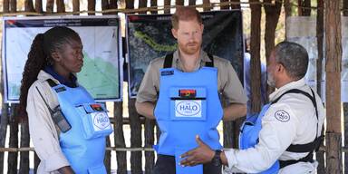 Prinz Harry in Angola