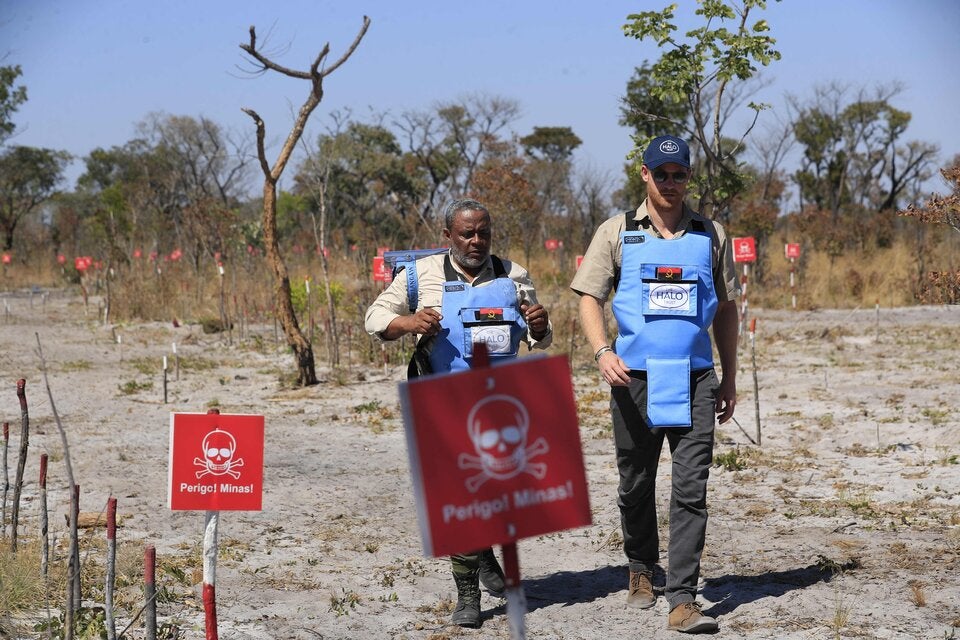 Prinz Harry in Angola