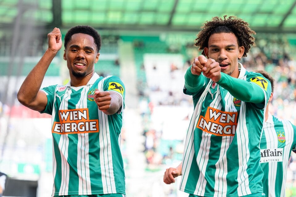 Rapid ist in Feierlaune.