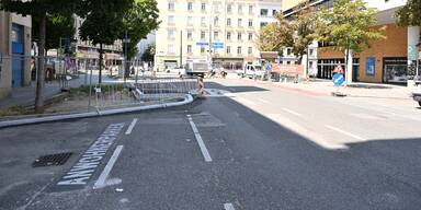 Radweg Landstra&szlig;e