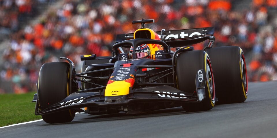 Lokalmatador Max Verstappen.