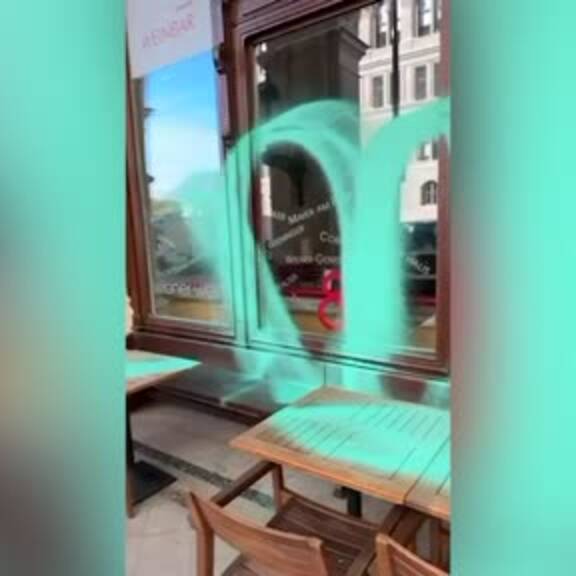 Antifa: Farbanschlag auf Lokal in Wien